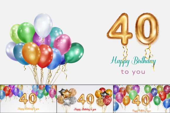 Download Festive Birthday Illustrations - Festive Collection