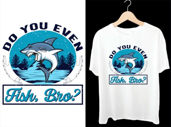 Download Deep Sea Shark | Fishing Tee Graphic - Deep Collection