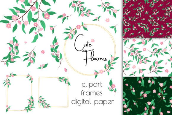Download Cute Flowers PNG Clip Art, Floral Frames - Premium Resources