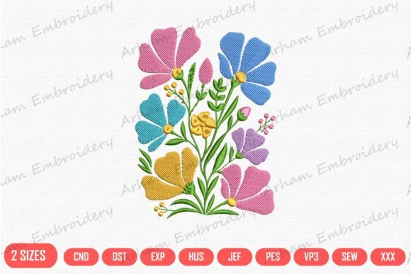 Download Colorful Wildflower Bouquet - Premium Resources