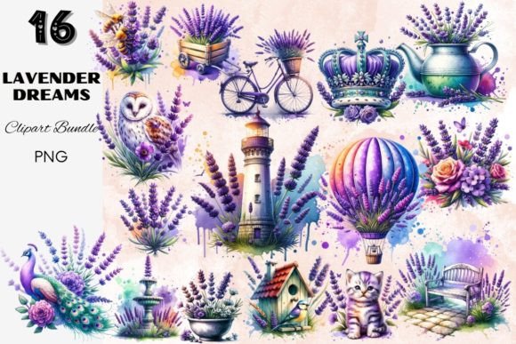 Download Lavender Dream Flower Blossom Elements - Blossom elements Collection