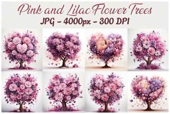 Download Pink and Lilac Flower Trees - JPG - Lilac Collection