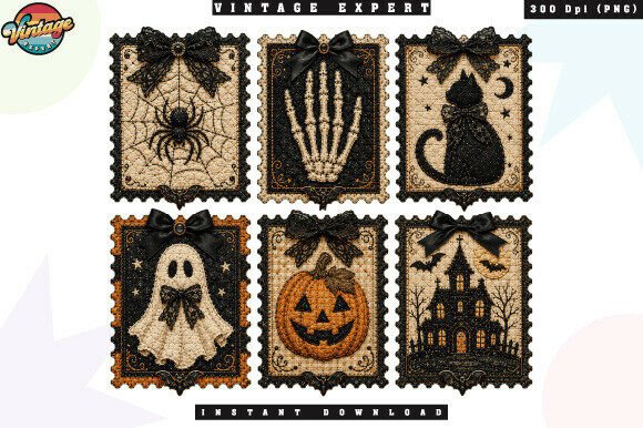 Download Black Bow Halloween Patchwork PNG - Black Collection