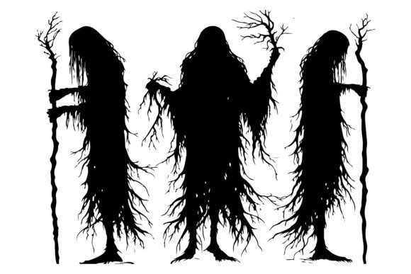Download Undead Lich Silhouette Black - Black Collection